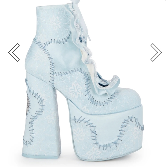 Dolls kill x corpse bride, lover's duet platform boots size 9 - Picture 3 of 5
